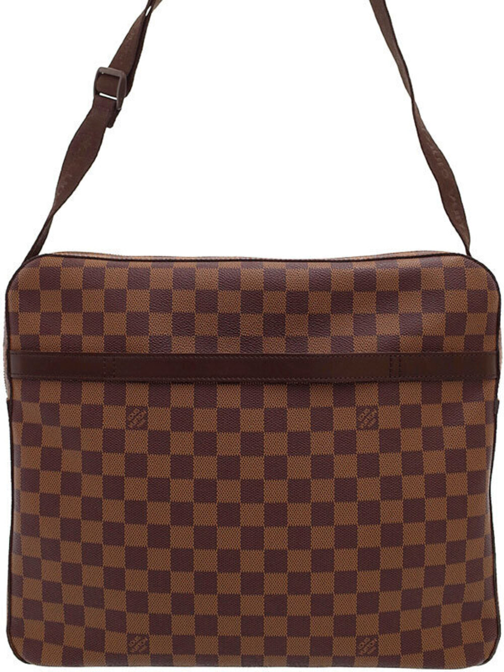 Louis Vuitton Damier Dorsoduro Shoulder Bag Canvas Leather Brown